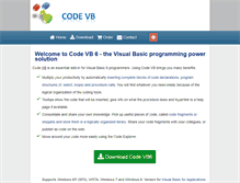 Tablet Screenshot of code-vb.com